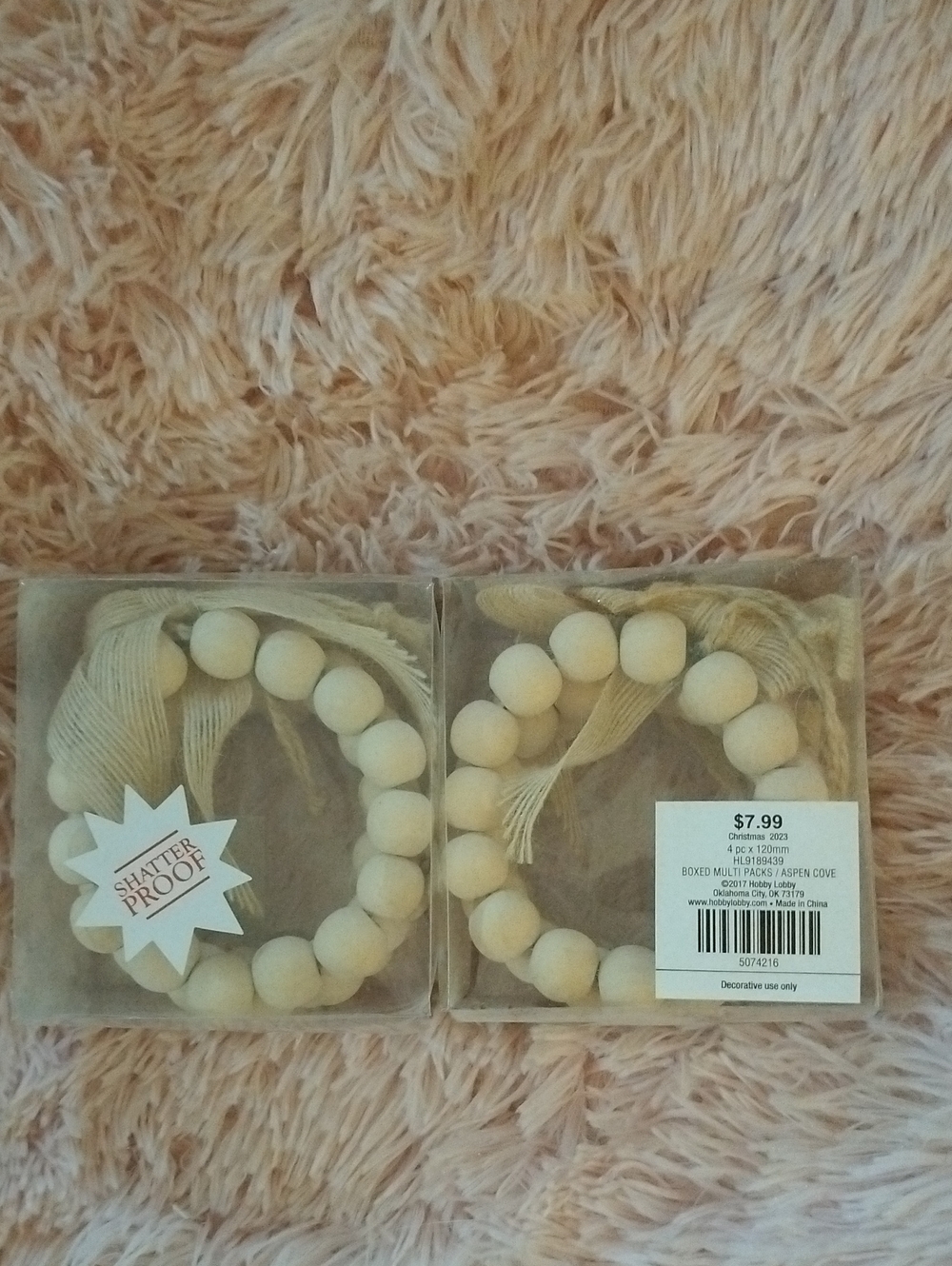 New Beaded Wreath Ornaments Or Craft Items